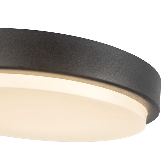 Kuzco Bailey 9" Black Dimmable LED Outdoor Ceiling Lt, Black