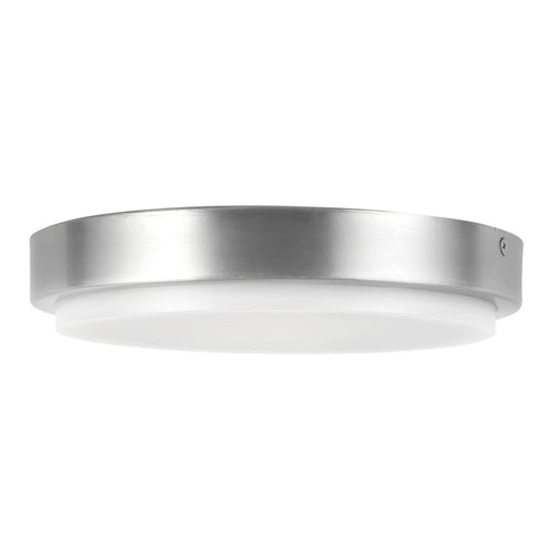 Kuzco Bailey 9" Silver Dimmable LED Outdoor Ceiling, Brushed Nickel