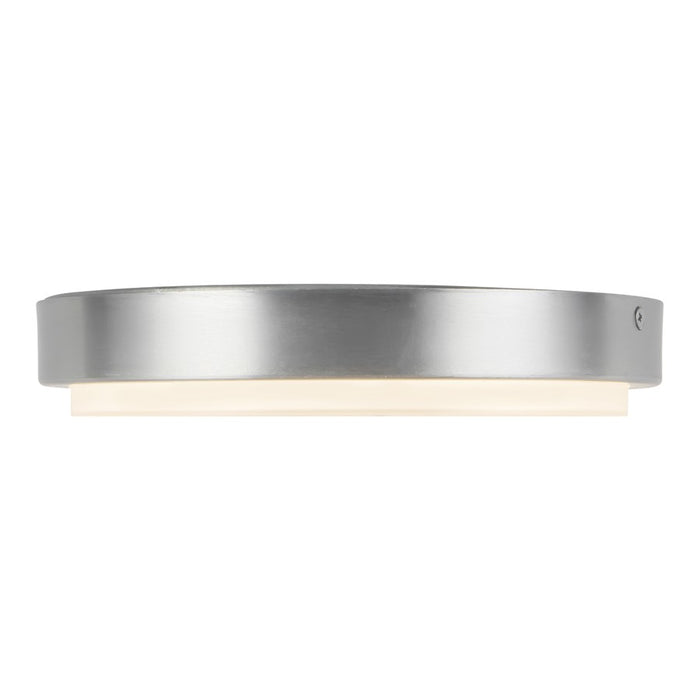 Kuzco Bailey 9" Silver Dimmable LED Outdoor Ceiling, Brushed Nickel