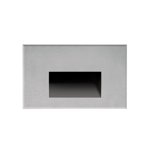 Kuzco Sonic 3in 1-Light LED Step Light | Modern Brushed Nickel and Clear Glass | Outdoor Steps & Hallways | 5 x 3 x 1.5 in | Model ER3003-BN-12V