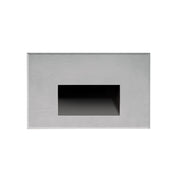 Kuzco Sonic 3in 1-Light Outdoor Sconce | Brushed Nickel Aluminum and Clear Glass | Outdoor Step & Courtyard Light | 5 x 3 x 1.5 in | Model ER3003-BN