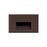 Kuzco Sonic 3" LED Exterior Wall/Step Light, Espresso/Clear - ER3003-ES-12V