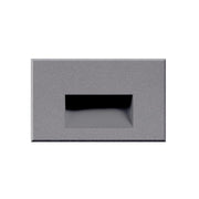 Kuzco Sonic 3in 1-Light LED Wall/Step Light | Modern Gray and Clear Glass | Indoor & Outdoor Wet Location | 250lm 3000K 90CRI | Model ER3003-GY-12V