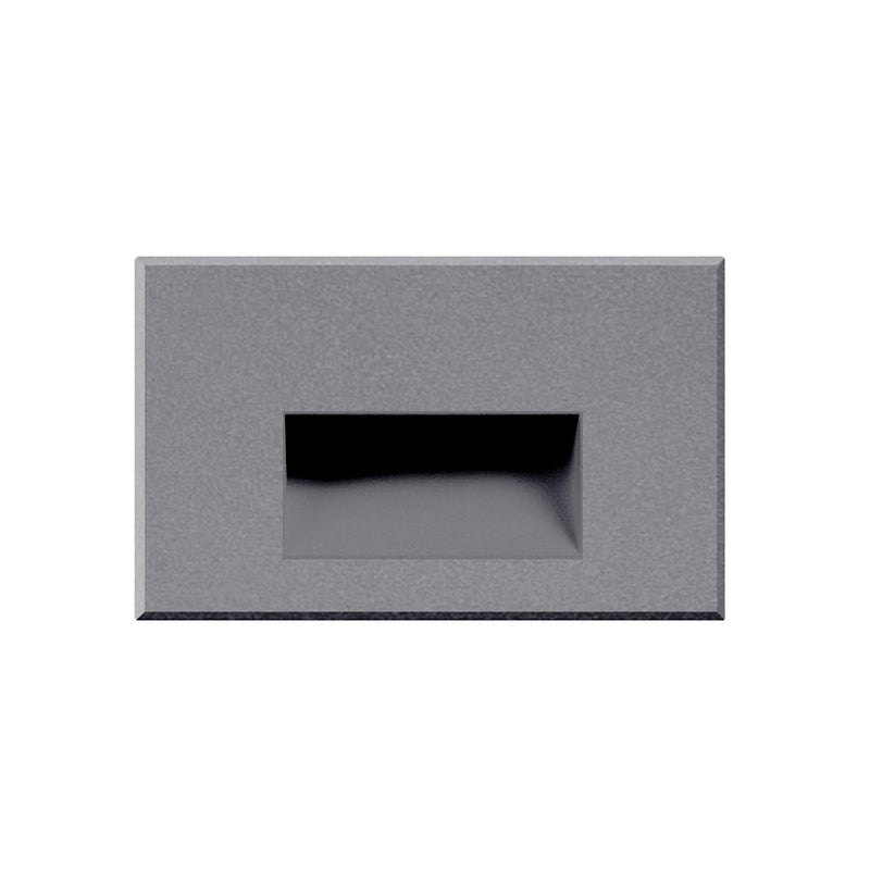 Kuzco Sonic 3in 1-Light LED Wall/Step Light | Modern Gray and Clear Glass | Indoor & Outdoor Wet Location | 250lm 3000K 90CRI | Model ER3003-GY-12V