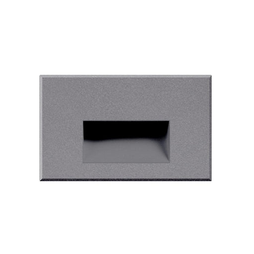 Kuzco Sonic 3in 1-Light LED Wall/Step Light | Modern Gray and Clear Glass | Indoor & Outdoor Wet Location | 250lm 3000K 90CRI | Model ER3003-GY-12V