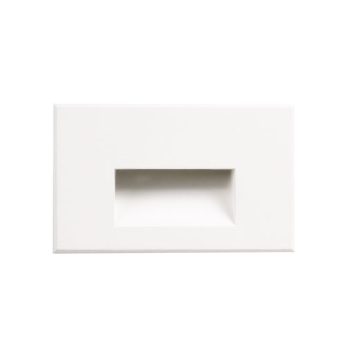 Kuzco Sonic 3in 1-Light Step Light | Modern White Aluminum and Clear Glass | Outdoor Step & Hallway Accent | 5 x 3 x 1.5 in | Model ER3003-WH-12V