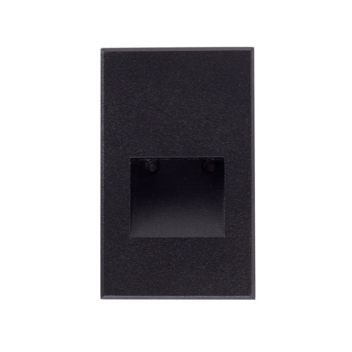 Kuzco Sonic 5in 1-Light LED Step Light | Modern Black Die-Cast Aluminum with Clear Glass | Outdoor Steps & Indoor Hallways | Model ER3005-BK-12V