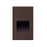 Kuzco Sonic 5" LED Exterior Wall/Step Light/12V, Espresso/Clear - ER3005-ES-12V