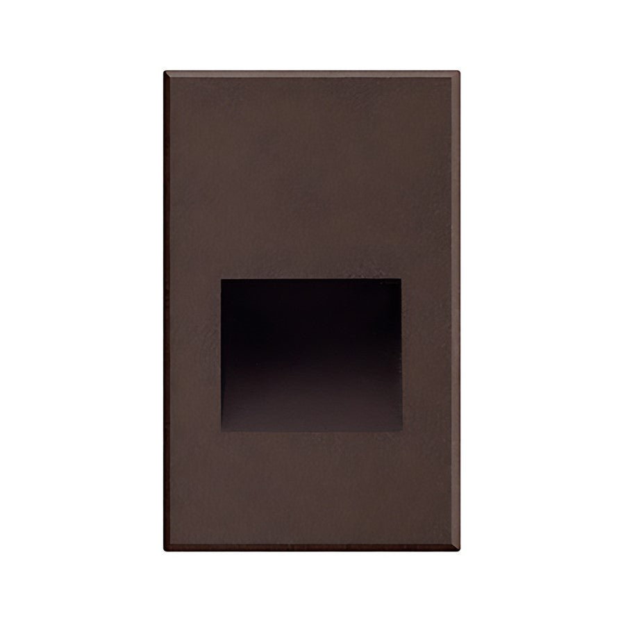 Kuzco Sonic 5" LED Exterior Wall/Step Light, Espresso/Clear Glass - ER3005-ES