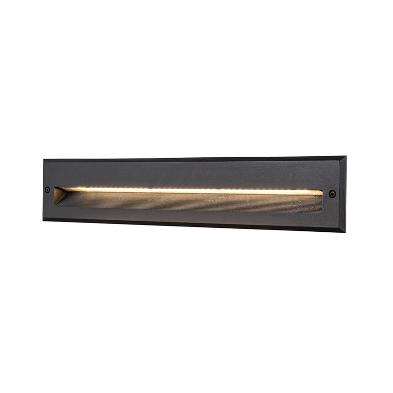 Kuzco Newport 20" LED Exterior Wall/Step Light, Black
