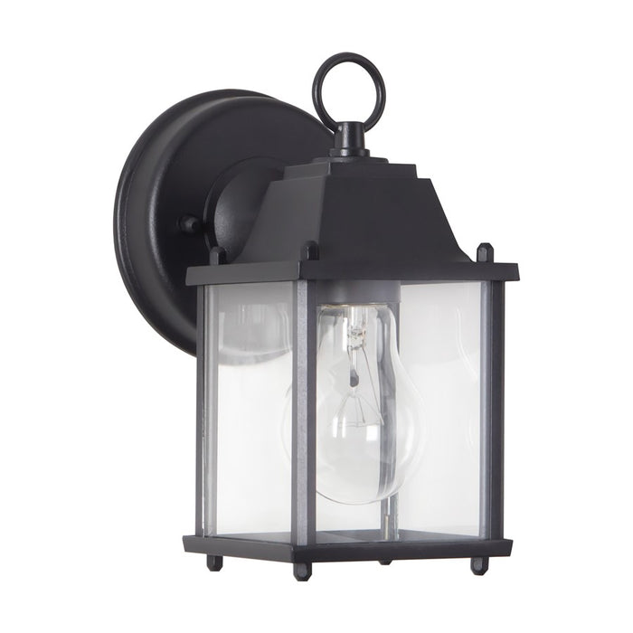 Kuzco Grove 8" Black Dimmable Outdoor Exterior Wall Sconce, Black