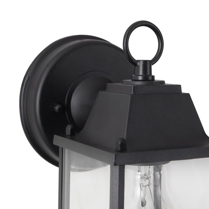 Kuzco Grove 8" Black Dimmable Outdoor Exterior Wall Sconce, Black