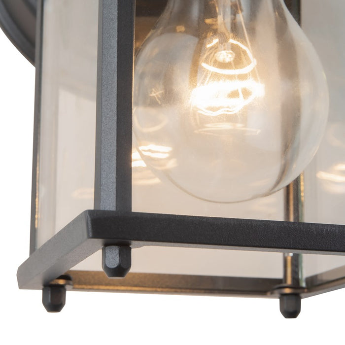 Kuzco Grove 8" Black Dimmable Outdoor Exterior Wall Sconce, Black