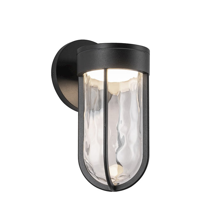 Kuzco Davy 11" Exterior Wall Sconce, Black