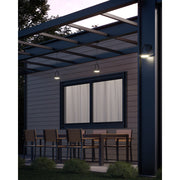 Kuzco Trek 5in LED Exterior Wall Sconce | Modern Black Aluminum and Frosted Acrylic | Covered Patio & Entryway Outdoor Light | Model EW17805-BK