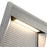 Kuzco Casa 5" Exterior Wall Sconce, Grey/Clear Glass