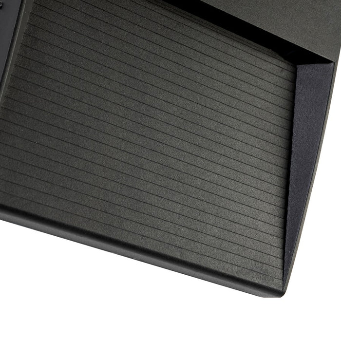 Kuzco Casa 7" LED Exterior Wall Sconce, Black/Clear Glass