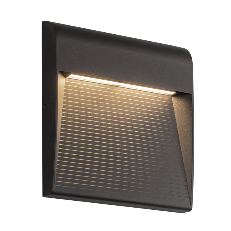 Kuzco Casa 9" LED Exterior Wall/Step Light, Black