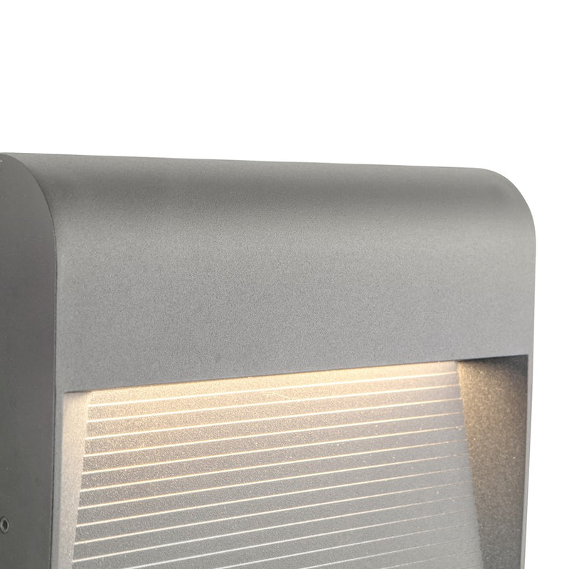 Kuzco Casa 9" LED Exterior Wall/Step Light, Gray