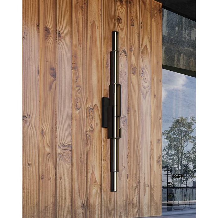 Kuzco Enzo 60" LED Exterior Wall Sconce, Black