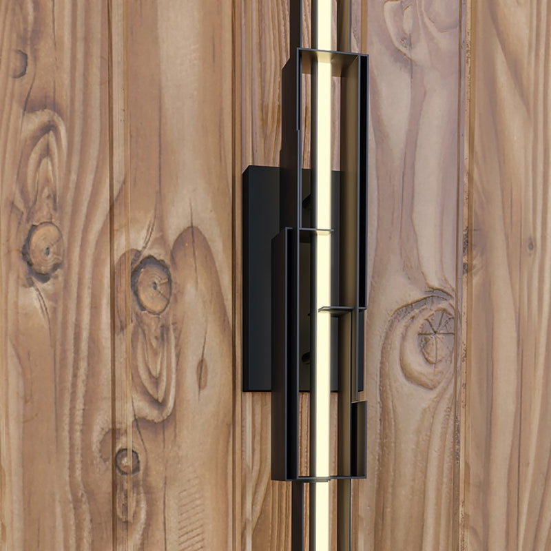 Kuzco Enzo 60" LED Exterior Wall Sconce, Black