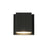 Kuzco Mavis 4" Exterior Wall Sconce, Black/Frosted Glass Diffuser