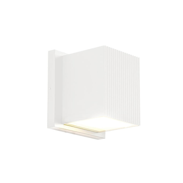 Kuzco Mavis 4" Exterior Wall Sconce, White/Frosted Glass Diffuser - EW4401-WH