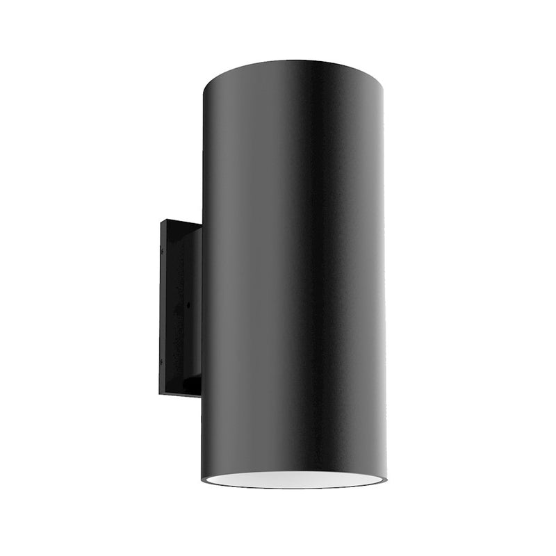 Kuzco Lorna 12in 1-Light LED Outdoor Wall Sconce | Textured Black Aluminum and Clear Glass | Covered Patios & Entryways | Model EW47512-BK-UNV