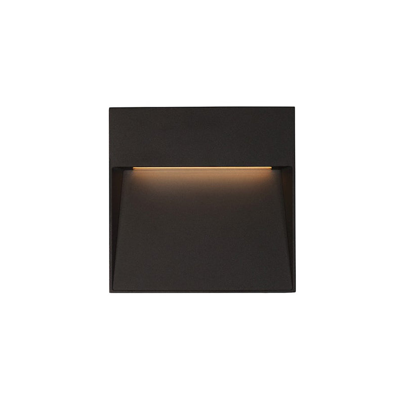 Kuzco Casa 4in 1-Light Outdoor Wall Sconce | Modern Black Metal and Clear Glass | Entryway & Patio Accent | Model EW71305-BK