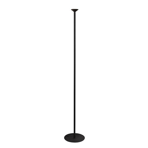 Kuzco Valor 78in LED Floor Lamp | Modern Black Aluminum and Frosted Acrylic | Living Room & Bedroom | 78 in H | Model FL12168-BK