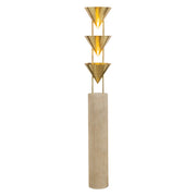 Kuzco Versus 67" Brass Floor Lamp, Patina Brass - FL341367PTB