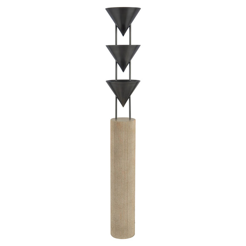 Kuzco Versus 67" Aged Steel Floor Lamp, Aged Steel