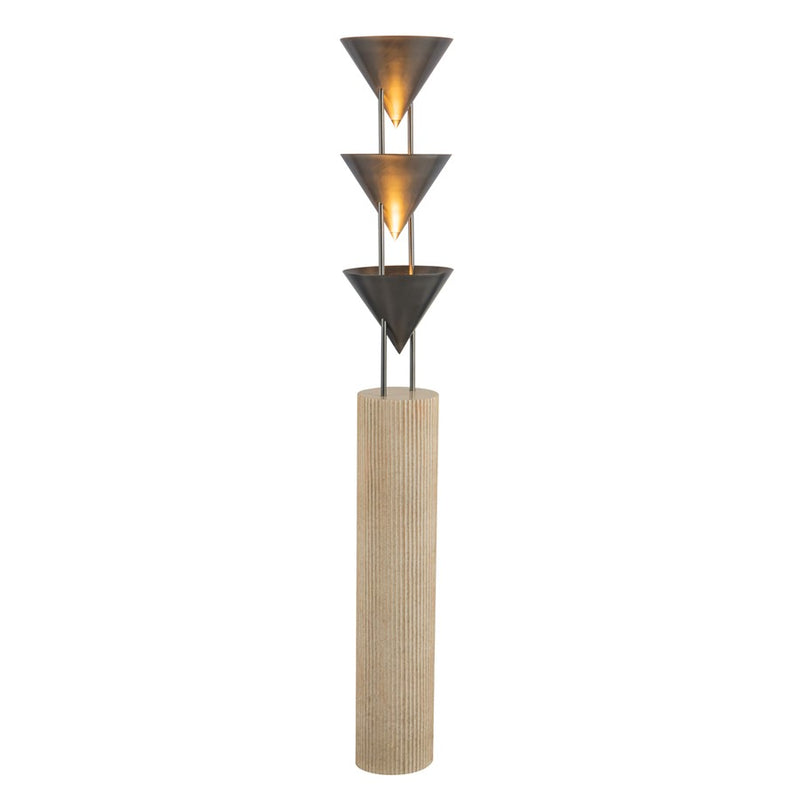 Kuzco Versus 67" Aged Steel Floor Lamp, Aged Steel