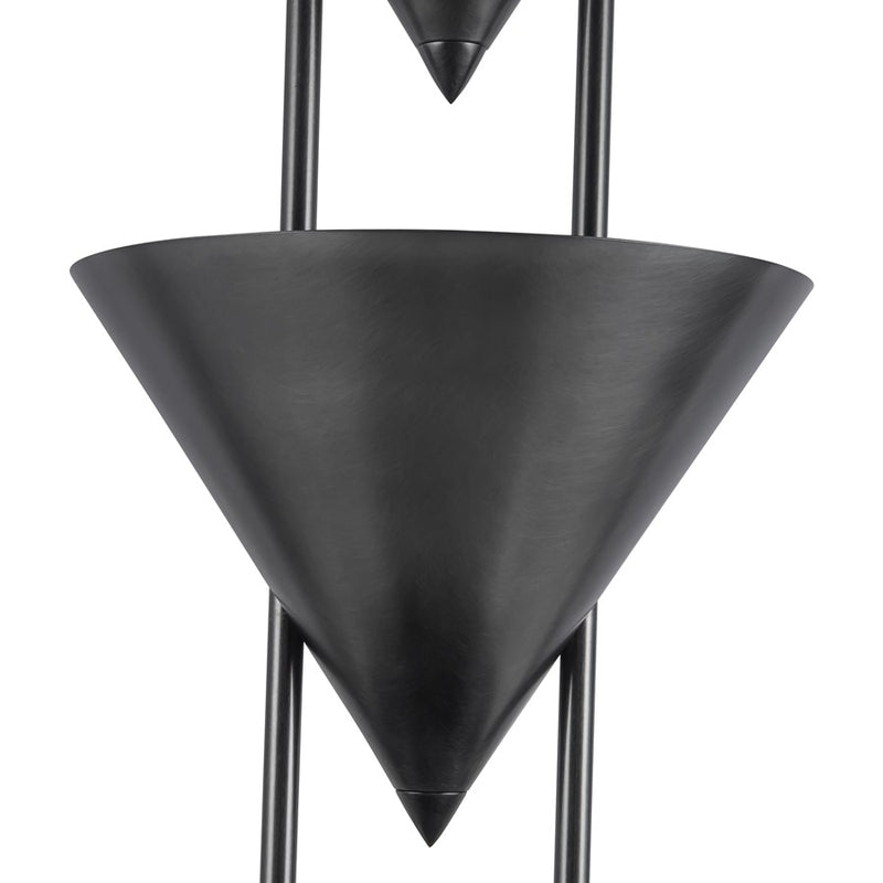 Kuzco Versus 67" Aged Steel Floor Lamp, Aged Steel