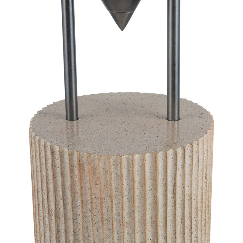 Kuzco Versus 67" Aged Steel Floor Lamp, Aged Steel