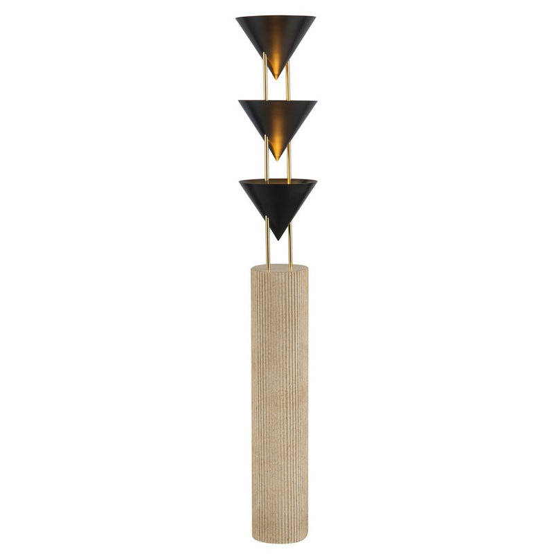 Kuzco Versus 67" Black Floor Lamp, Urban Bronze