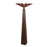 Kuzco Furrow 65" Red Floor Lamp, Burgundy
