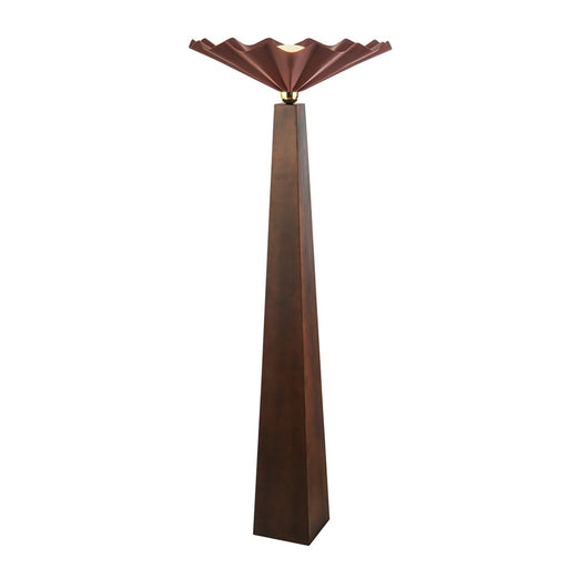 Kuzco Furrow 65" Red Floor Lamp, Burgundy