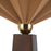Kuzco Furrow 65" Red Floor Lamp, Peach