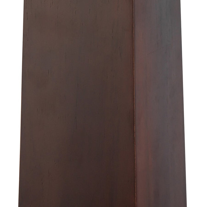 Kuzco Furrow 65" Red Floor Lamp, Peach