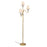 Kuzco Sloan 68" Gold Floor Lamp, Brushed Gold/White Linen