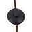 Kuzco Sloan 68" Gold Floor Lamp, Brushed Gold/White Linen