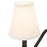 Kuzco Sloan 68" Black Floor Lamp, Matte Black/White Linen