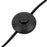 Kuzco Sloan 68" Black Floor Lamp, Matte Black/White Linen