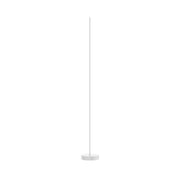 Kuzco Reeds 10in LED Floor Lamp | Minimal White Aluminum with Repositionable Wand | Living Room & Reading Nook | Model FL46748-WH