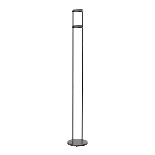 Kuzco Novel 68in LED Floor Lamp | Minimalist Black and Acrylic Light Guide | Living Room & Office Reading Light | 1270lm 3000K | Model FL72268-BK