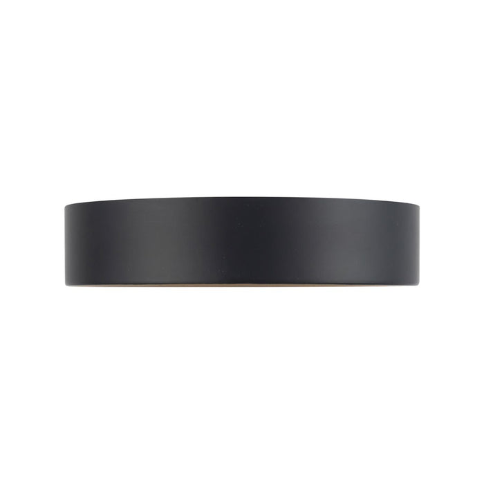 Kuzco Nix 5" Black Dimmable LED Flush Mount, Black/Gold