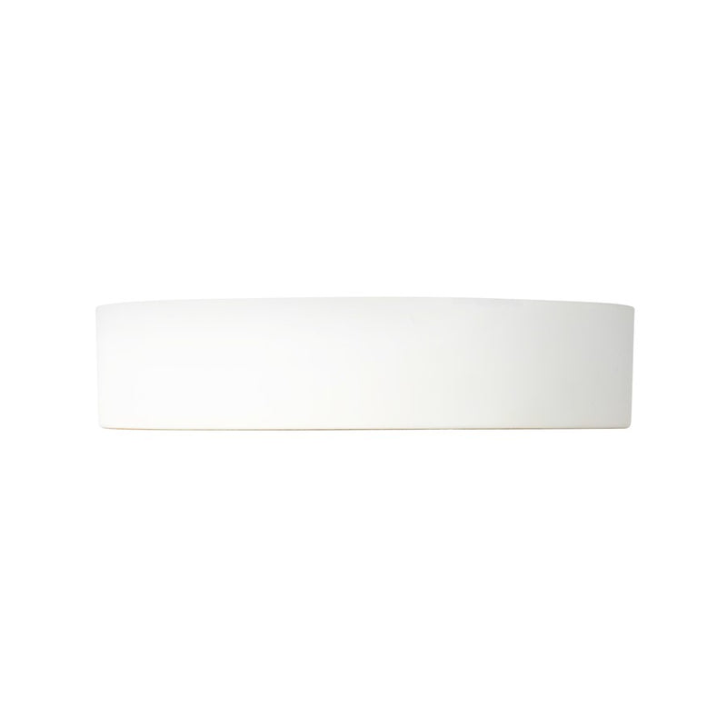 Kuzco Nix 5" Wht Dimmable LED Flush Mount, White/Gold