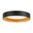 Kuzco Nix 7" Blk Dim LED Flush Mount, Blk/Gold - FM0702607BKGD