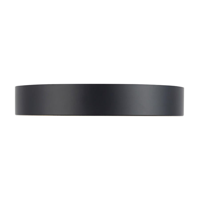 Kuzco Nix 7" Black Dimmable LED Flush Mount, Black/Gold
